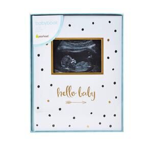 PEARHEAD Hello Baby Polkadot Baby Memory Book NWB‎